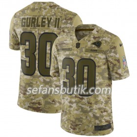 Los Angeles Rams Tröjor Todd Gurley II 30 Nike Salute to Service - Herr
